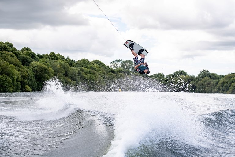 Ross Phillips at the 2022 Malibu Boats UK Wakeboard And Wakesurf Nationals
